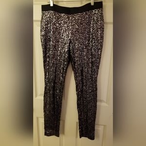 High Waist Sequin Leggings